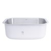 Nantucket Sinks 23 Inch Small Rectangle Single Bowl Undermount Stainless Steel Kitchen Sink, 16 Gauge NS09i-16